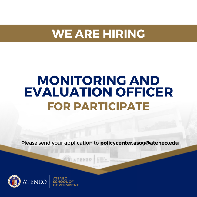 Call for Applications: Monitoring and Evaluation Officer