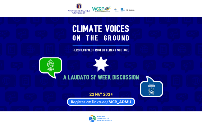Climate Voices on the Ground: Perspectives from Different Sectors, A Laudato Si' Week Discussion
