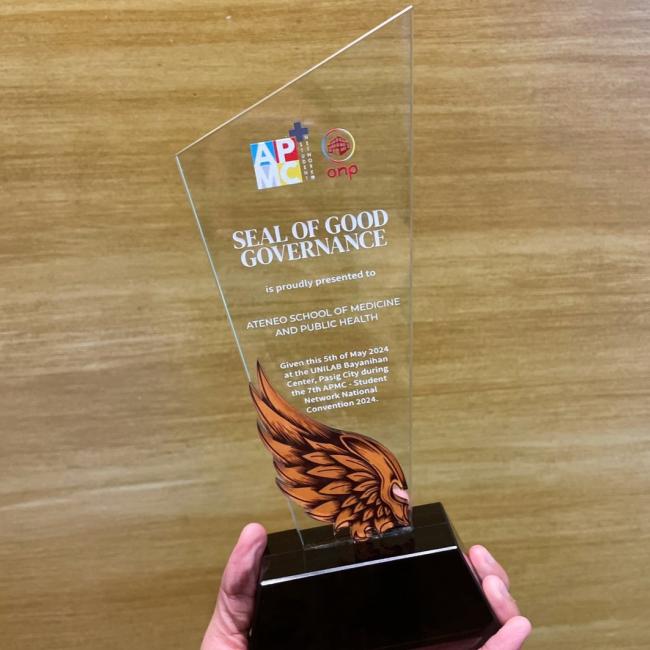 ASMPH Student Council Gold Seal of Good Governance