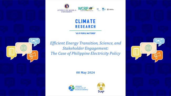 Climate Research 2024 Webinar 3