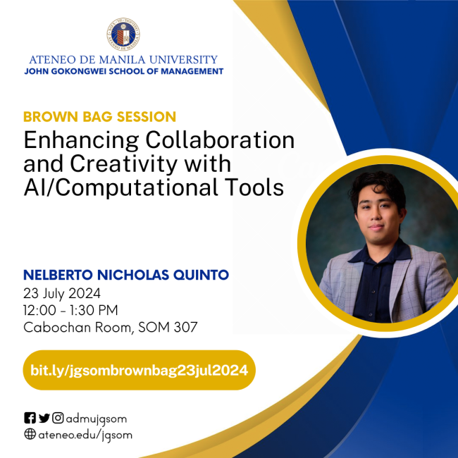 JGSOM Brown Bag Session 2024 July 23