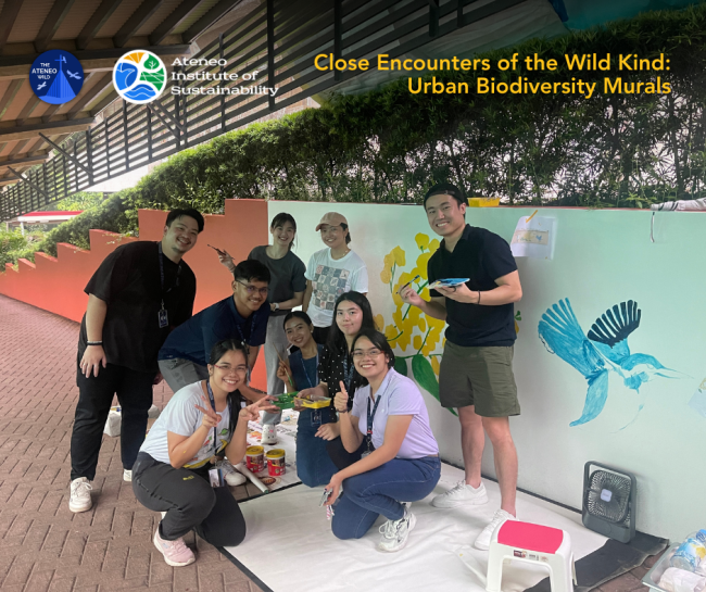 Second Installment of “Close Encounters of the Wild Kind: Urban Wildlife Murals” Launches at the  Ateneo Grade School