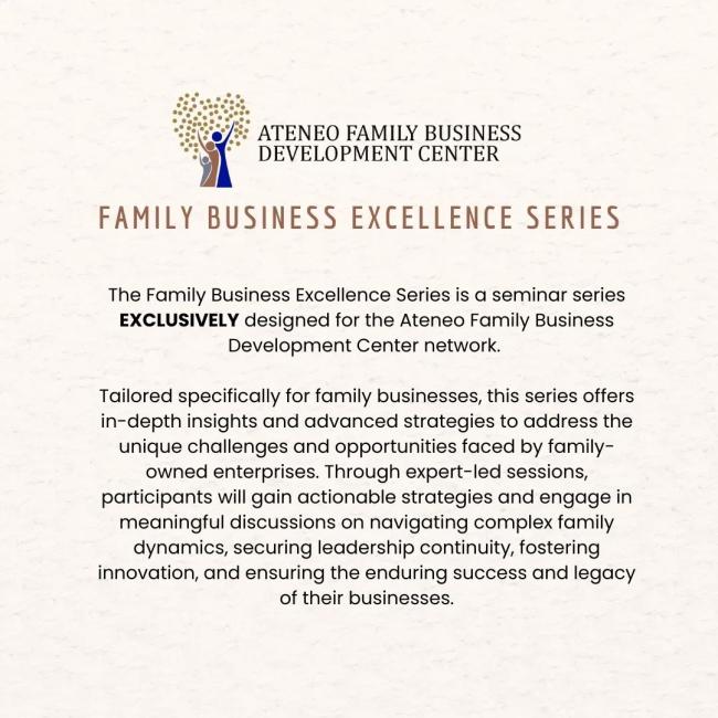 Family Business Excellence Series