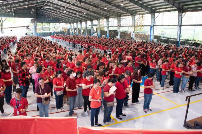 The Mass of the Holy Spirit (a.k.a. the Red Mass) is a Jesuit school tradition observed all over the world.
