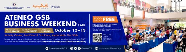 Ateneo GSB Business Weekend