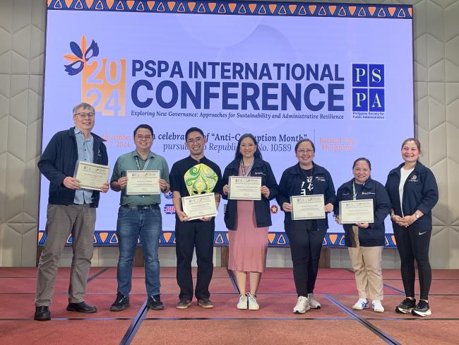 The Ateneo School of Government participated in the 2024 PSPA International Conference.