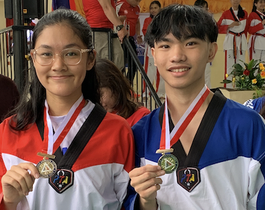 Stef Leones and Nathan Chupungco 