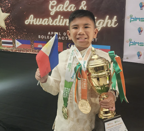 PIMSOlver Cup Awardee Ethan Alferez 