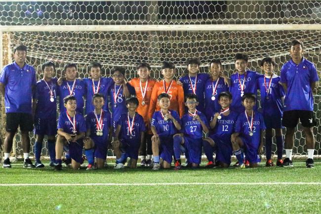 Ateneo's Born-2013 Football Team is QC Division Meet champion 