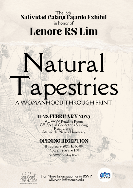 poster for natural tapestries