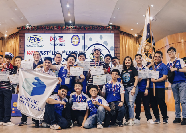 AJHS BluBLOC won the "Most Improved Team" award at the 14th FLL Philippines 