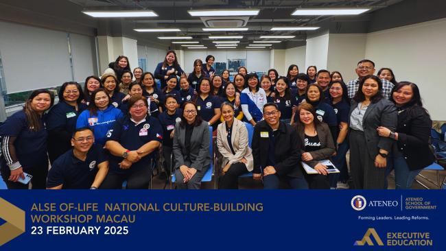 National Culture-Building Workshop for ALSE OF-LIFE Alumni in Macau