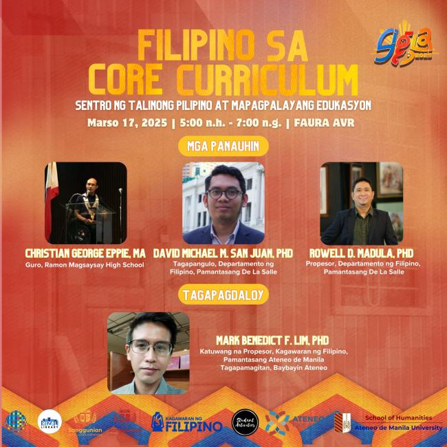 main filipino core curriculum