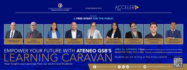 ATENEO GSB’S LEARNING CARAVAN FOR APRIL 2025