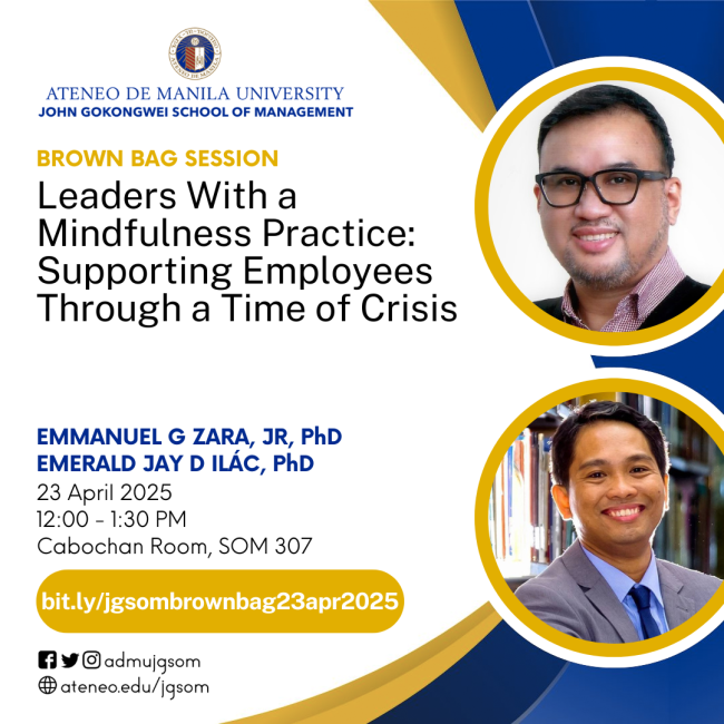 JGSOM Brown Bag sy2425 Apr23