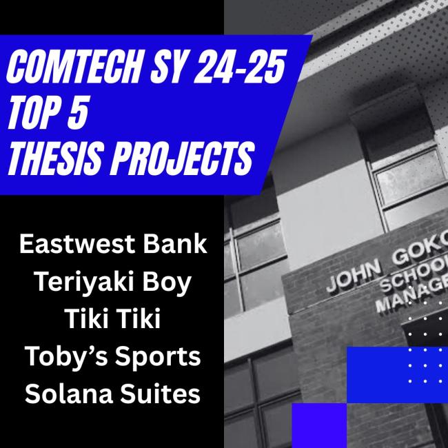 Best CTM Thesis Projects SY2425