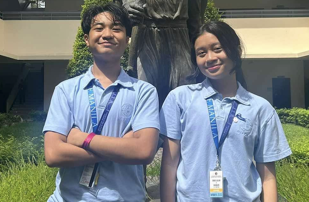 Mico Siosana and Chloe Magsalin 
