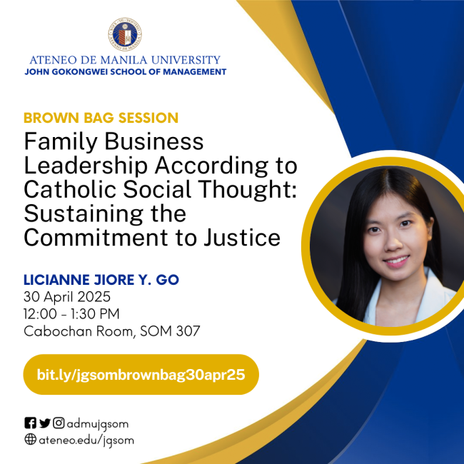 JGSOM Brown Bag sy2425 Apr30