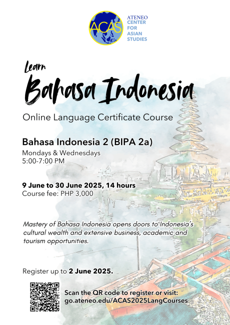Learn Bahasa Indonesia at ACAS
