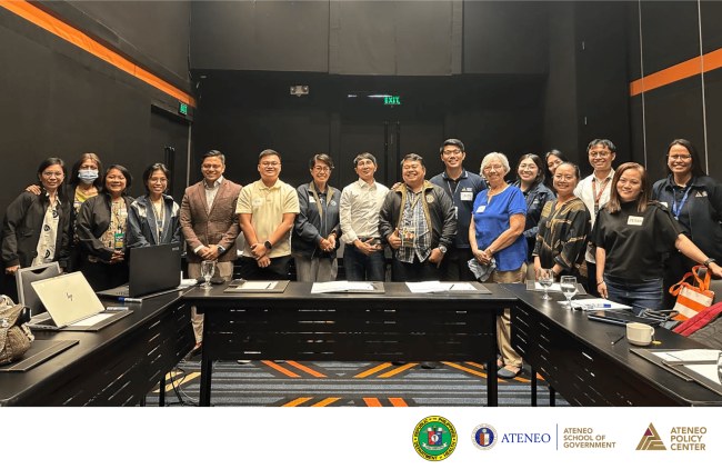 Ateneo School of Government Holds the First Session of the Framework Planning Workshop for the National Tobacco Cessation Infrastructure Plan, 2025-2030