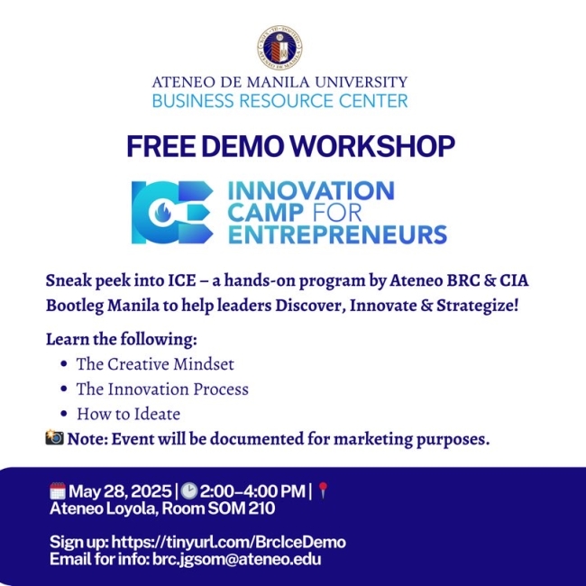 Free Demo Class for Innovation Camp for Entrepreneurs (ICE)