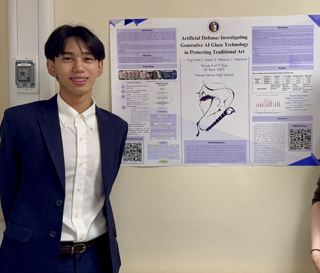 Josh Ong Ante presents his research paper in Oxford  