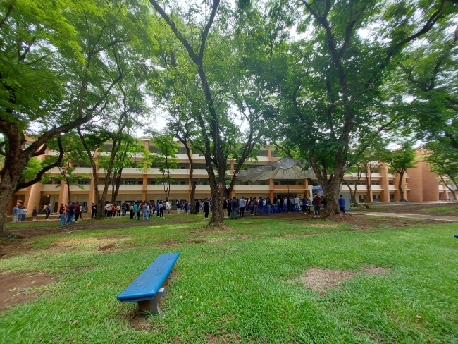 The new AJHS building was blessed on 23 June 2025 