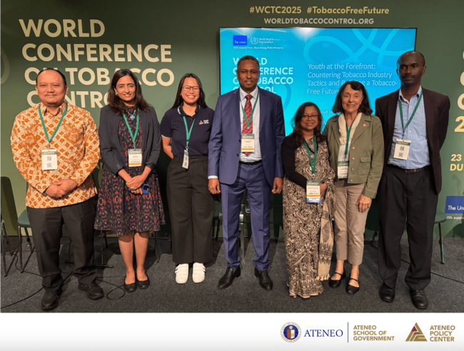 The Tobacco Control and Governance Team Presents Papers in the World Conference on Tobacco Control 2025 in Dublin, Ireland
